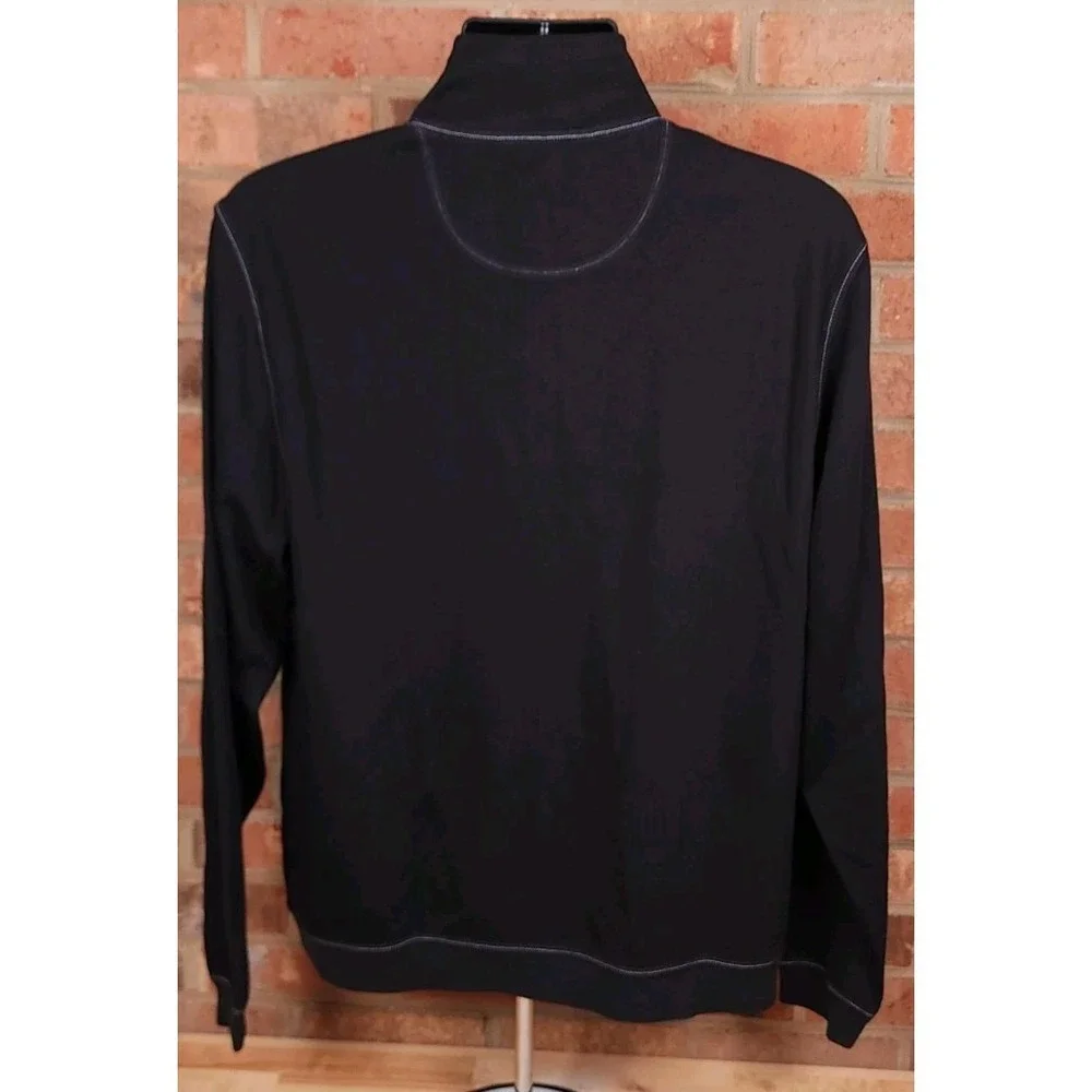 Maus & Hoffman Delray Cotton Active Medium Long‎ Sleeve Full Zip Black